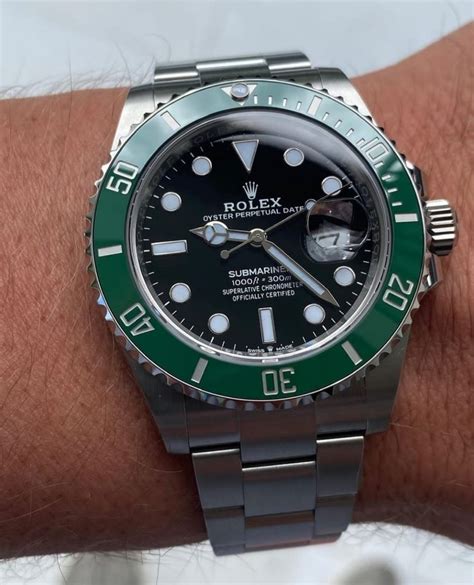 rolex green black|rolex submariner green black.